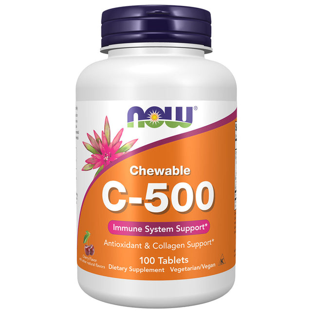 NOW Chewable C-500 - Cherry (100 tablets)