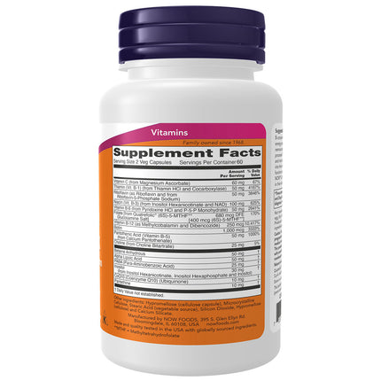 NOW Coenzyme B-Complex (120 veg capsules)