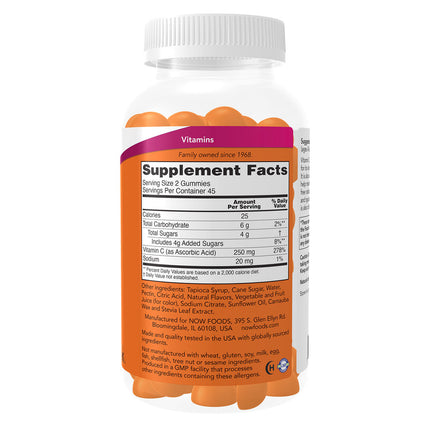NOW Vitamin C Gummies (90 gummies)