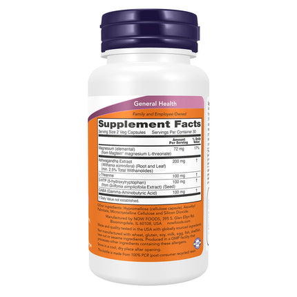 NOW Magtein® Calm (60 veg capsules)