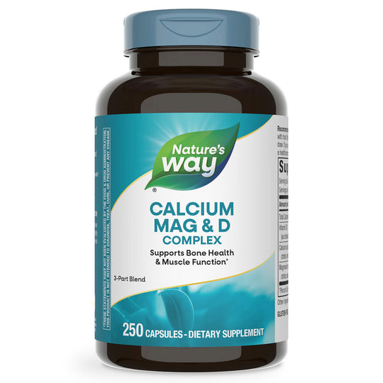 Nature's Way Calcium Magnesium & Vitamin D Complex (250 capsules)