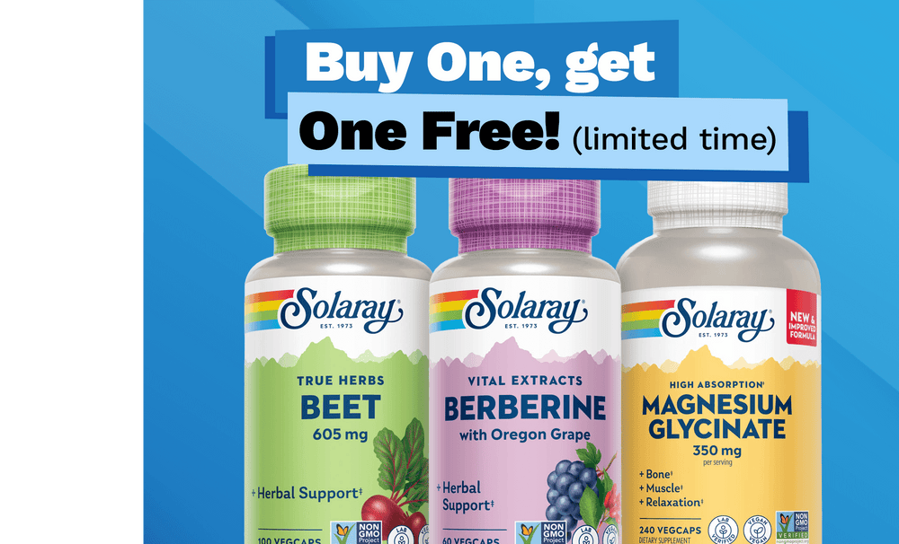Solaray Sale: Buy 1 Get 1 Free