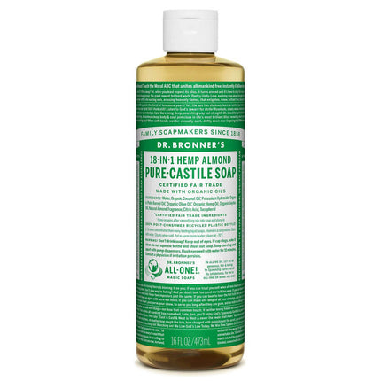 Dr. Bronner's Pure-Castile Liquid Soap - Almond (16 fl oz)
