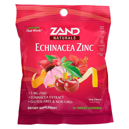 Zand Echinacea Zinc - Very Cherry (15 lozenges)