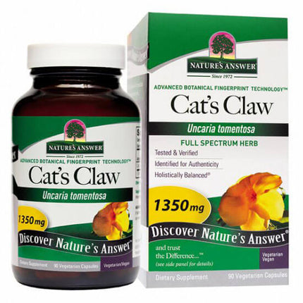 Nature's Answer Cat's Claw Inner Bark 1350mg (90 capsules)