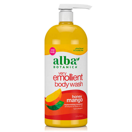Alba Botanica Very Emollient Body Wash - Honey Mango (32 fl oz)