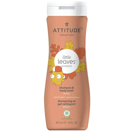 Attitude Little Leaves 2-in-1 Shampoo & Body Wash - Mango (16 fl oz)