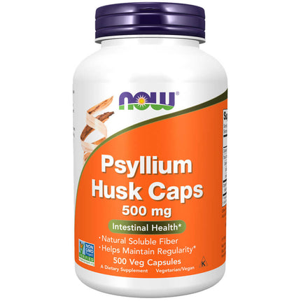 NOW Psyllium Husk Caps 500mg (500 capsules)