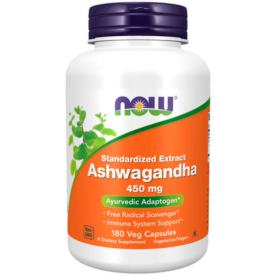 NOW Ashwagandha 450mg (180 veg capsules)
