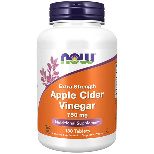 NOW Apple Cider Vinegar, Extra Strength 750mg (180 tablets)