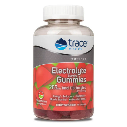 Trace Minerals Electrolyte Stamina Gummies - Watermelon (90 gummies)