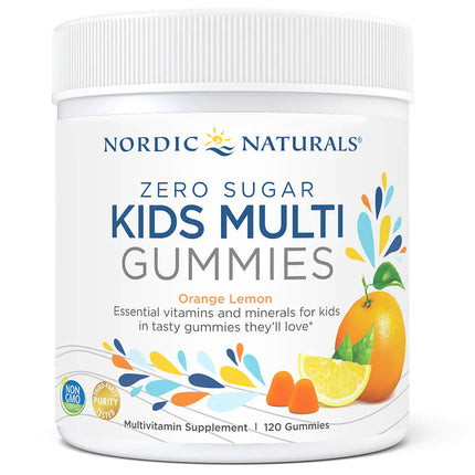 Nordic Naturals Zero Sugar Kids Multi Gummies (120 gummies)