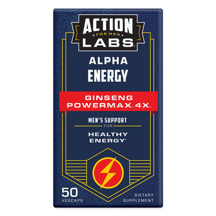 Action Labs Ginseng Powermax 4X, Alpha Energy (50 vegcaps)