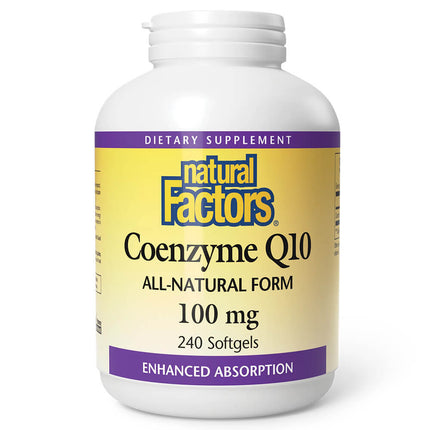 Natural Factors Coenzyme Q10 100 mg (240 softgels)