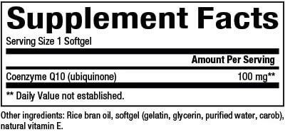 Natural Factors Coenzyme Q10 100 mg (240 softgels)