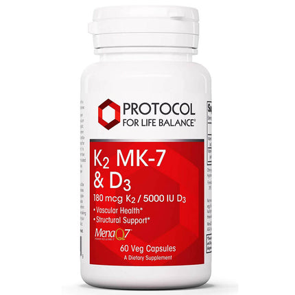 Protocol for Life Balance K2 MK-7 & D3 (60 capsules)