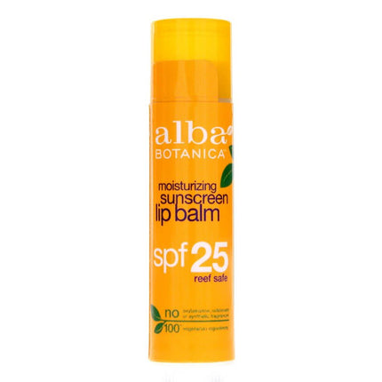 Alba Botanica Moisturizing Sunscreen Lip Balm SPF25 (0.15 oz)