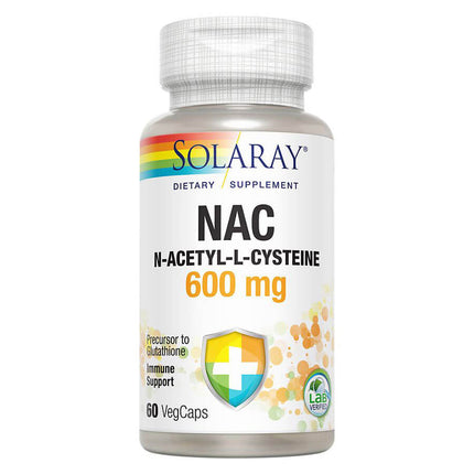 Solaray NAC (N-Acetyl-L-Cysteine) 600mg (60 capsules)