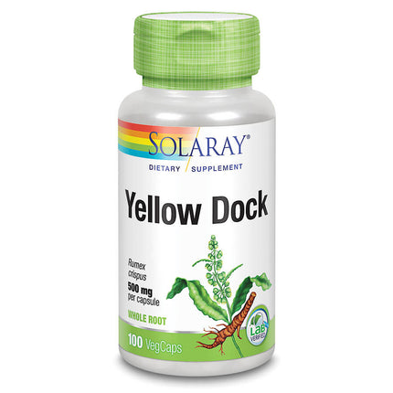 Solaray Yellow Dock Root (100 capsules)
