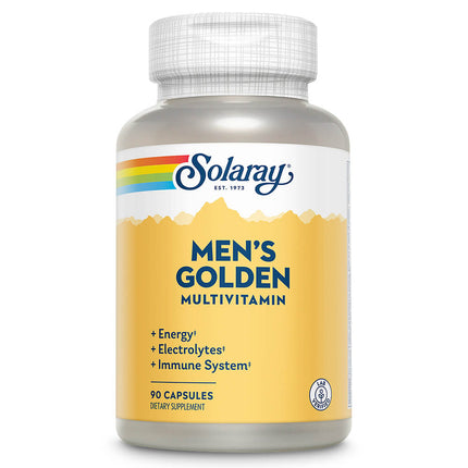 Solaray Men's Golden Multivitamin (90 capsules)