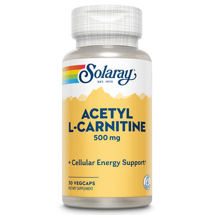Solaray Acetyl L-Carnitine 500mg (30 capsules)