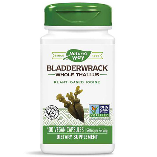 Nature's Way Bladderwrack, Whole Thallus (100 capsules)