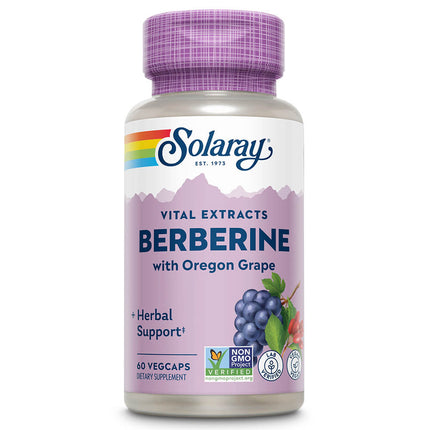 Solaray Berberine Root Extract, Advanced Formula (60 capsules)