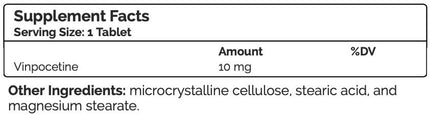 Source Naturals Vinpocetine 10mg (120 tablets)