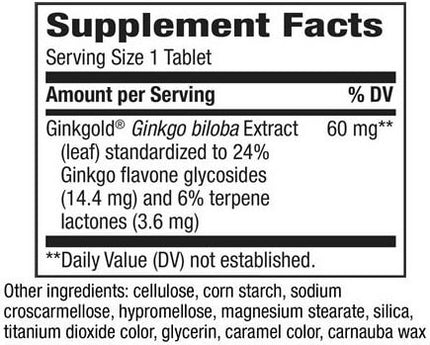 Nature's Way Ginkgold (150 tablets)