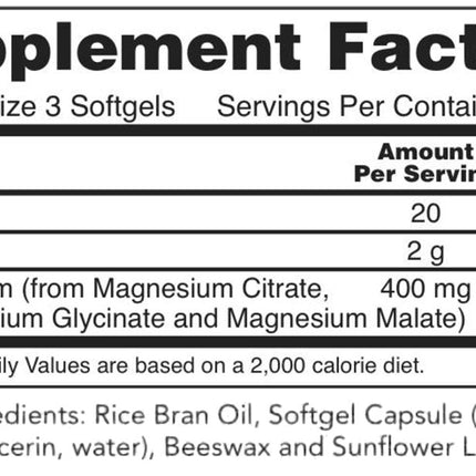 NOW Magnesium Citrate (180 softgels)