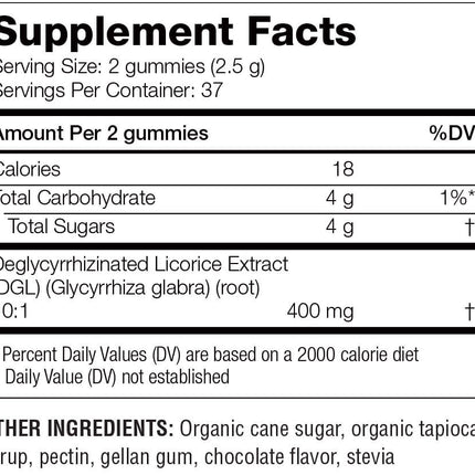 Enzymedica DGL Gummies (74 gummies)