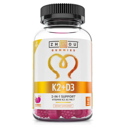 Zhou Nutrition K2+D3 (60 gummies)