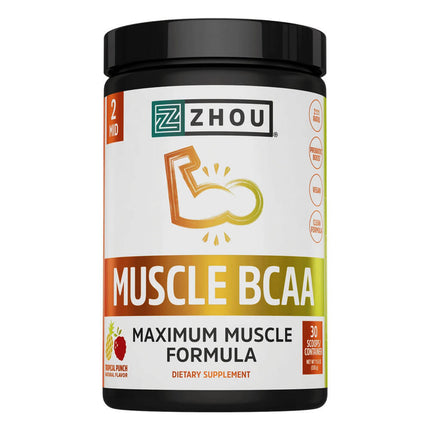 Zhou Nutrition Muscle BCAA (11.6 oz)