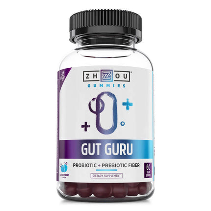 Zhou Nutrition Gut Guru Gummies (60 gummies)