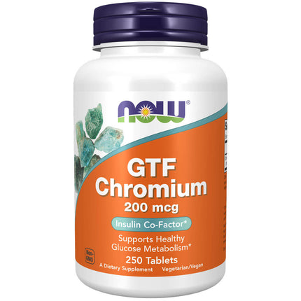 NOW GTF Chromium 200mcg (250 tablets)