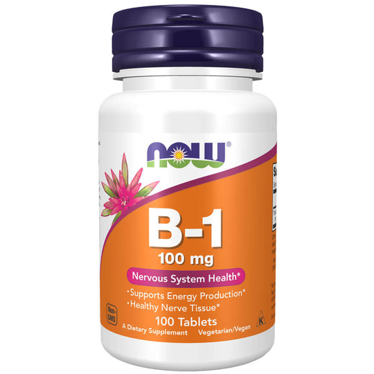 NOW Vitamin B-1 (Thiamine) 100mg (100 tablets)