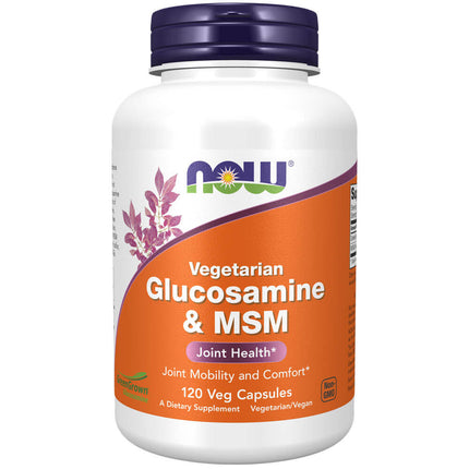 NOW Glucosamine & MSM, Vegetarian (120 veg caps)