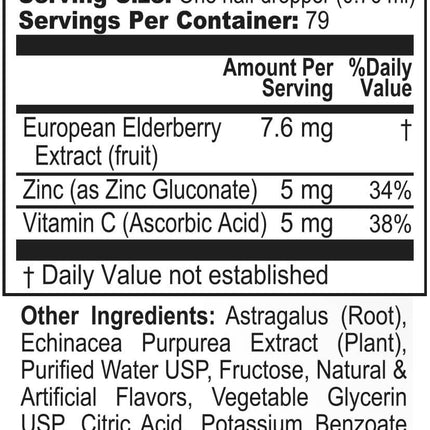 Future Pharm Elderberry With Zinc & Echinacea (2 fl oz)
