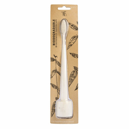 NFco Biodegradable Toothbrush - Ivory Desert