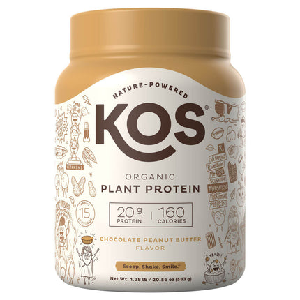 KOS Organic Plant Protein - Chocolate Peanut Butter (1.3 lbs)
