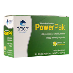 Trace Minerals Electrolyte Stamina Power Pak - Lemon Lime (30 packets)