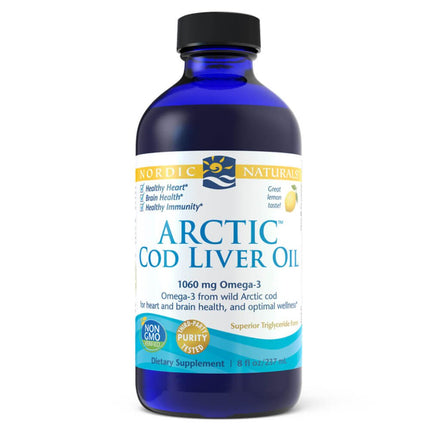 Nordic Naturals Arctic Cod Liver Oil - Lemon (8 fl oz)