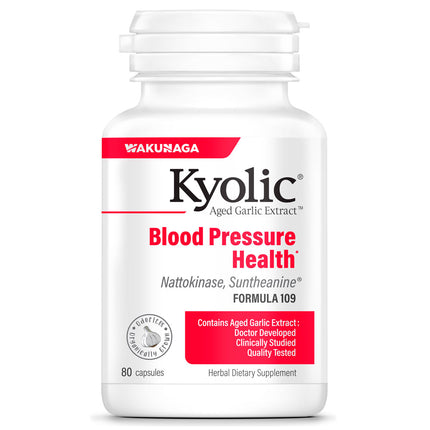 Kyolic Aged Garlic - Blood Pressure Health Formula 109 (80 capsules)