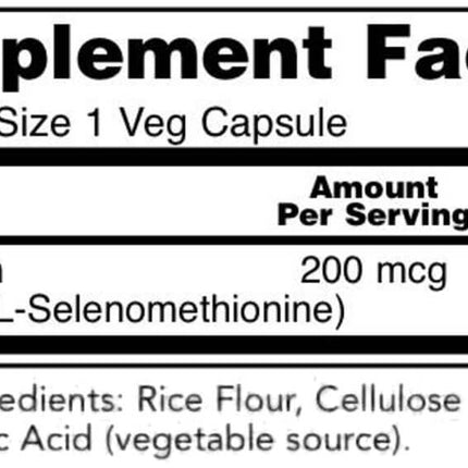 NOW Selenium 200mcg (90 veg capsules)