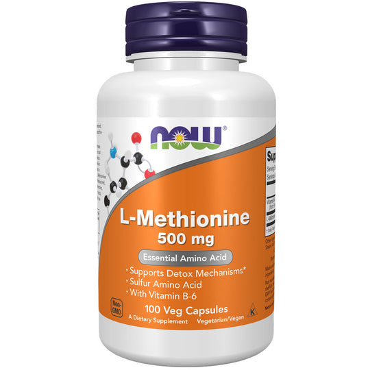 NOW L-Methionine 500mg (100 capsules)