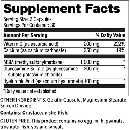Hi-Health Hyaluronic Acid (90 capsules)