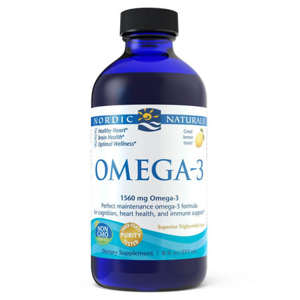 Nordic Naturals Omega-3 Liquid - Lemon (8 fl oz)