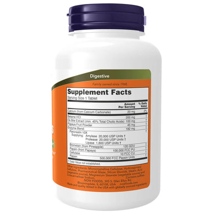 NOW Super Enzymes (180 tablets)