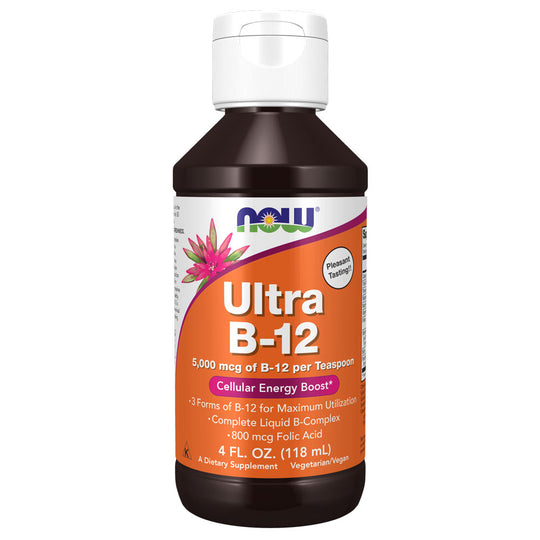 NOW Ultra B-12 Liquid 5000mcg (4 fl oz)