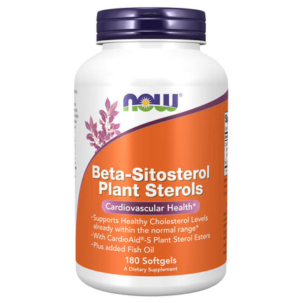 NOW Beta-Sitosterol Plant Sterols (180 softgels)